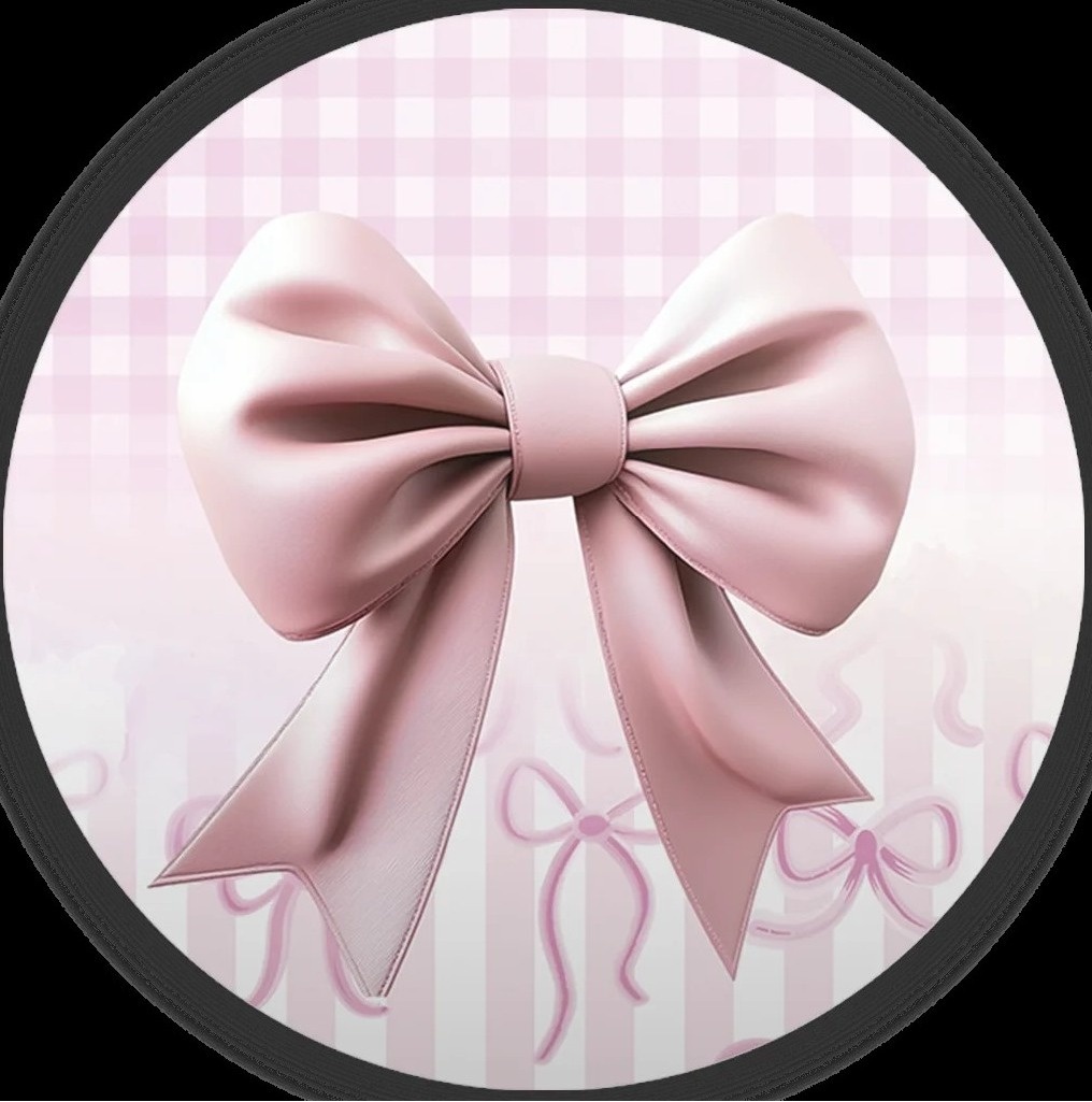 Laços Rosa Claro Painel Redondo 150Cm - FOCUSEVENTOSJATAI