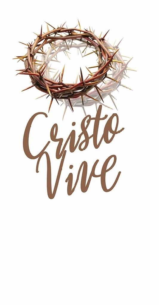 Religioso Cristo Vive Coroa de Espinhos Fundo Marron Areia Painel Retangular 220X150Cm - FOCUSEVENTOSJATAI