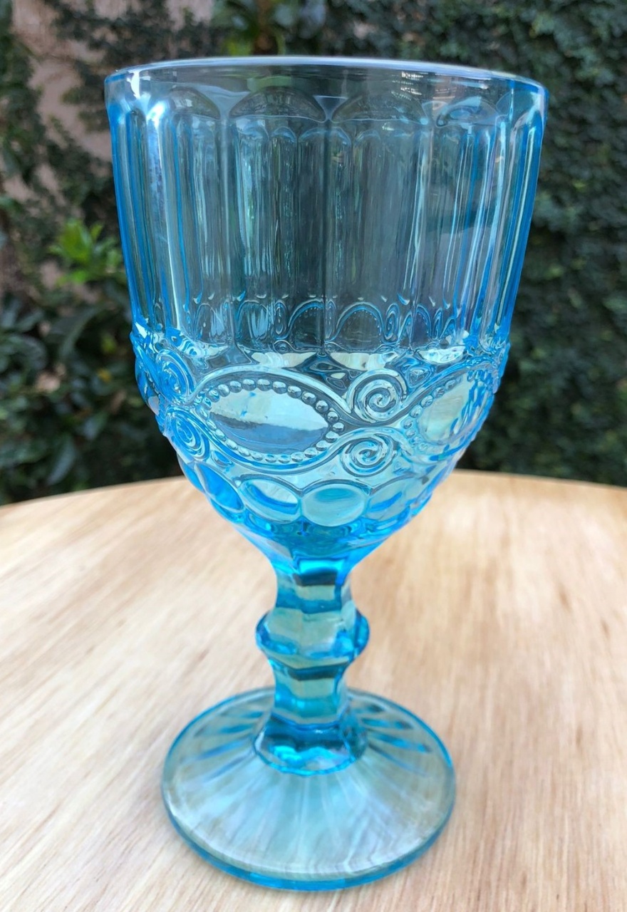 Taça Laços Azul Claro 320Ml - FOCUSEVENTOSJATAI