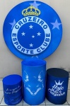 Futebol Cruzeiro Azulão Cilindro Redondo Pmg - imagem 2