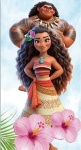 Moana Flor Do Beijo Painel Retangular 220X150Cm - imagem 1