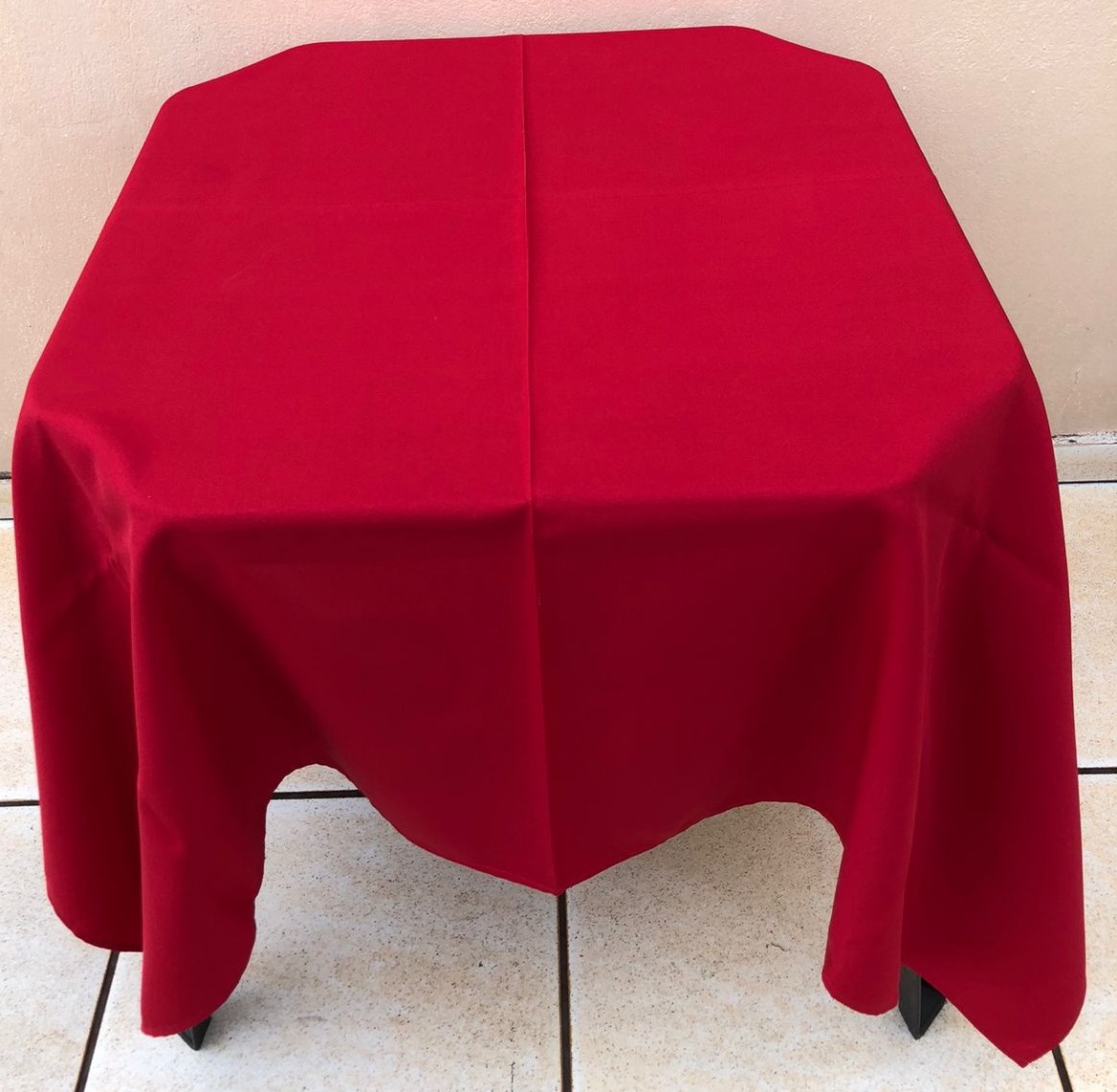 Forro Quadrado Vermelho Oxford 140X140Cm - FOCUSEVENTOSJATAI