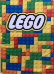 Lego Colorido Painel Retangular 220X150Cm Fundo Preto - imagem 1