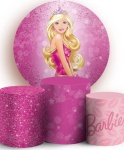 Barbie Vestido de Festa Painel Redondo150Cm - imagem 2