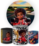 Formula 1 Piloto Moreninho Cilindro Redondo Pmg - imagem 2