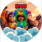 Brawl Stars Painel Redondo 150Cm - imagem 1