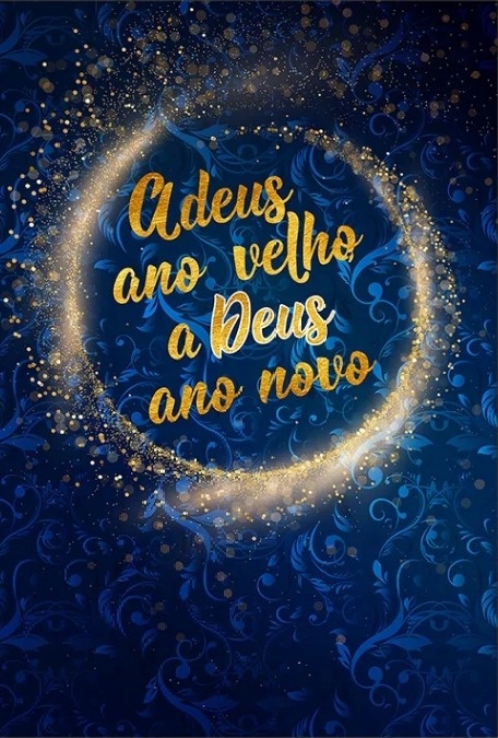 Ano Novo Adeus Ano Velho Painel Retangular 220X150Cms - FOCUSEVENTOSJATAI