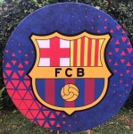 Futebol Barcelona Painel Redondo 150Cm - imagem 1