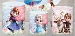 Frozen 3D Cute Castelo Florido Cilindro Redondo Pmg - imagem 1
