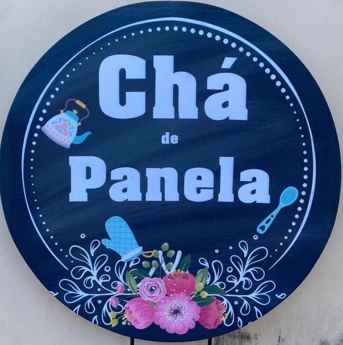 Chá de Panela Floral Rosa Chaleira Painel Redondo 150Cm - FOCUSEVENTOSJATAI