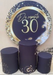 de Repente 30 Anos Arabesco Dourado  Cilindro Redondo Pmg - imagem 2
