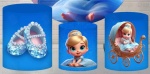 Cinderela 3D Baby Castelo de Cristal Cilindro Redondo Pmg - imagem 1