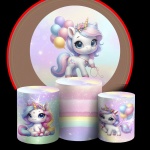 Unicornio 3D Belinha Cilindro Redondo Pmg - imagem 2