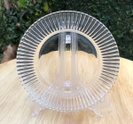 Prato Sobremesa Cristal Transparente Renaissance 19Cm - imagem 1