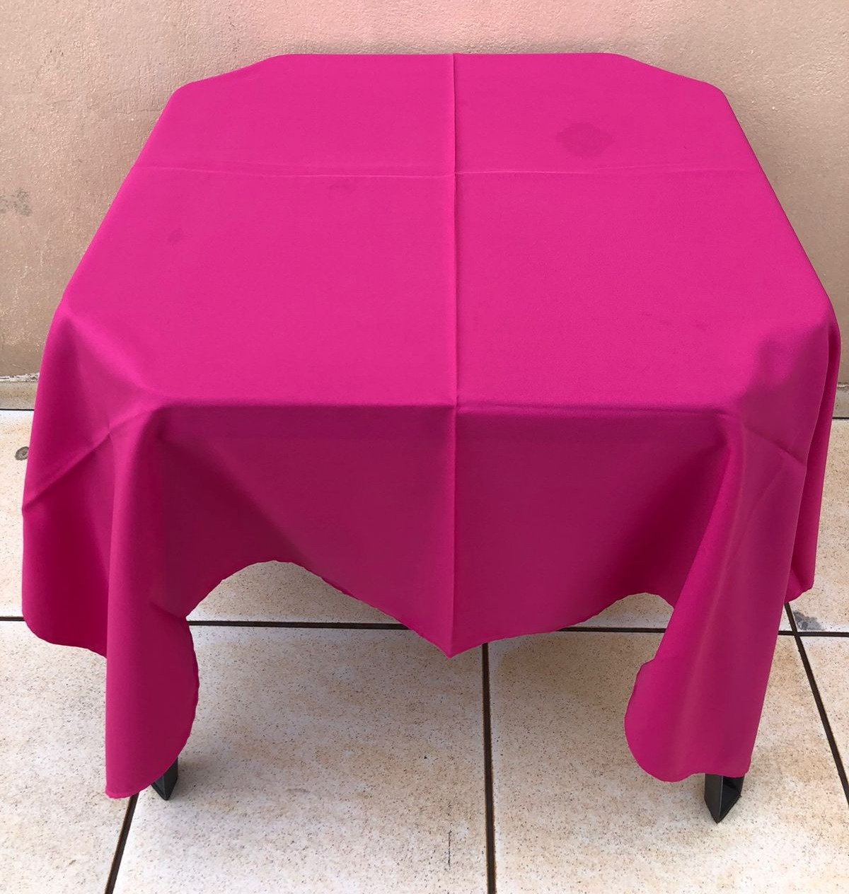Forro Quadrado Rosa Pink Oxford 140X140Cm - FOCUSEVENTOSJATAI