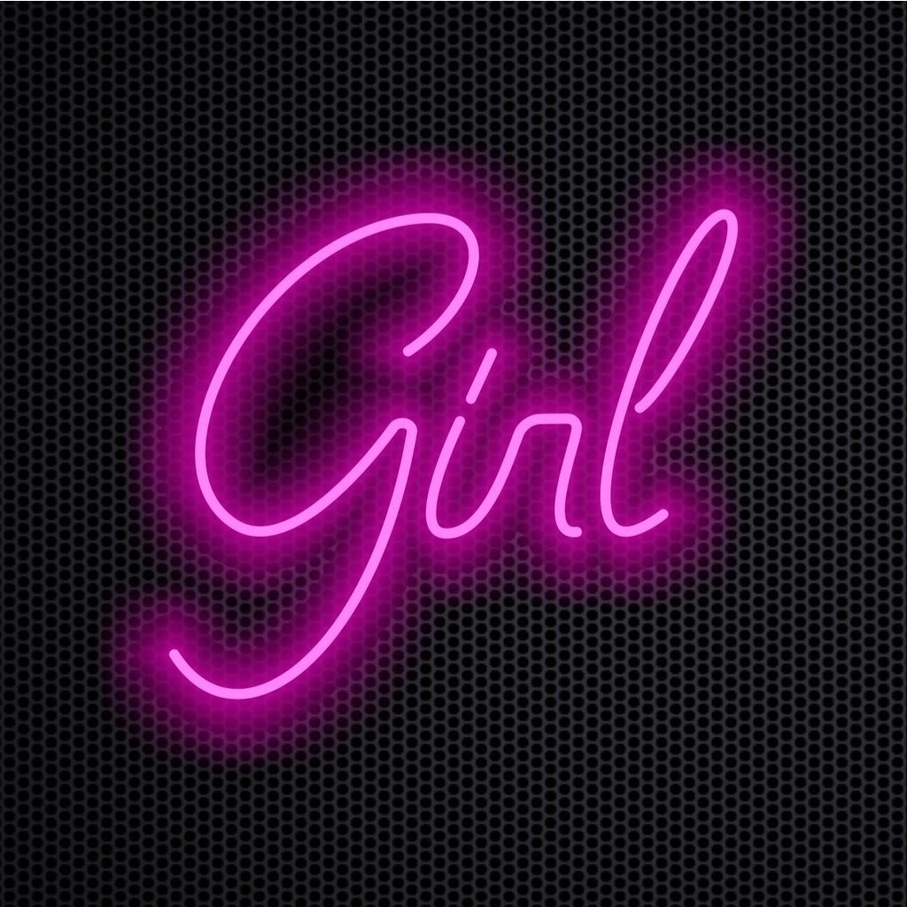 Led Chá de Revelação Girl Rosa 30X30Cms - FOCUSEVENTOSJATAI