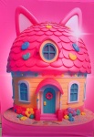 Casa Magica da Gabi 3D Rosa Painel Retangular 220X150Cm - Fundo - imagem 1