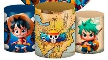 One Piece Cute 3D Cilindro Redondo Pmg - FOCUSEVENTOSJATAI
