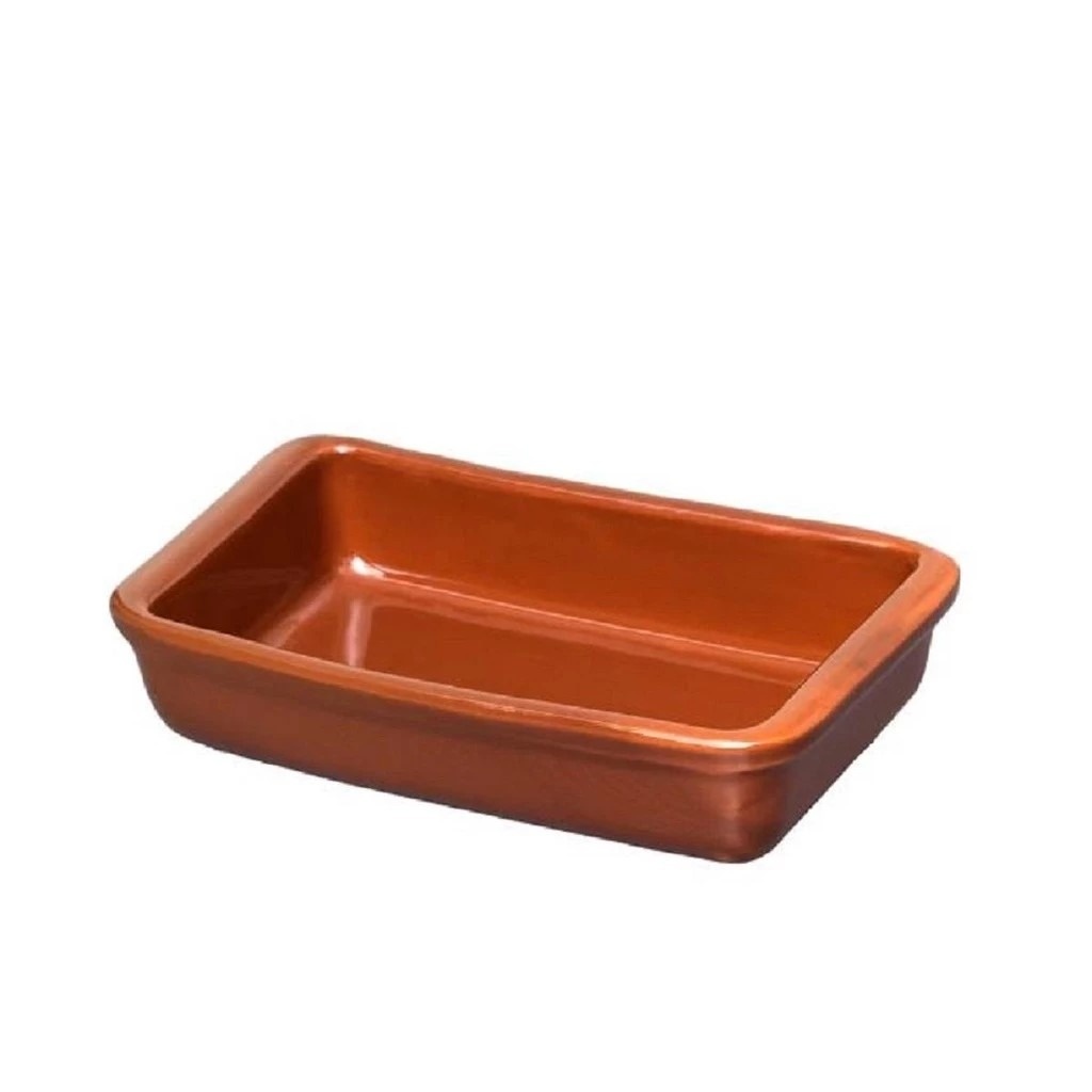 Travessa Rústica Retangular Funda Porcelana 29X17Cm - FOCUSEVENTOSJATAI
