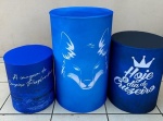 Futebol Cruzeiro Azulão Cilindro Redondo Pmg - imagem 1