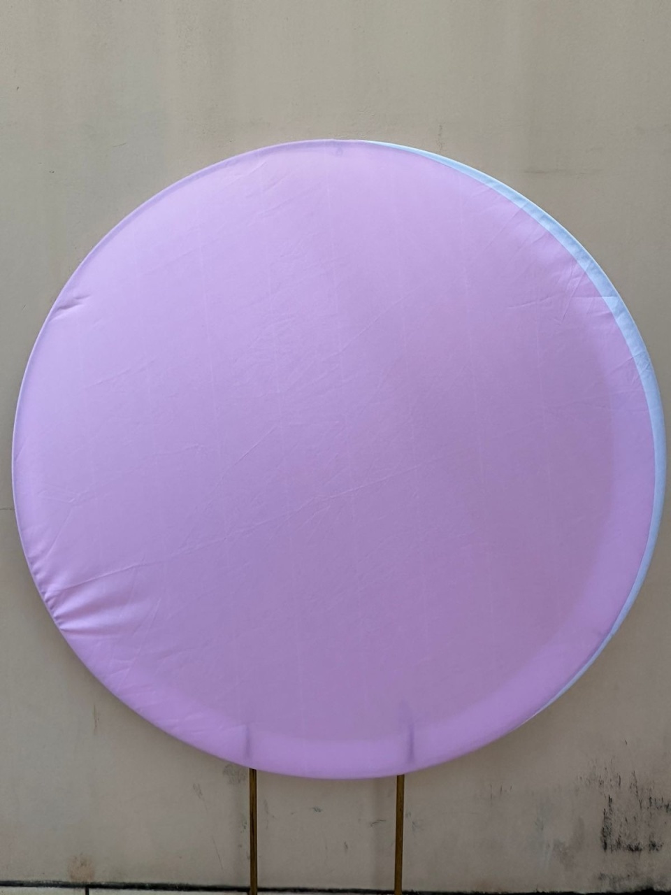 Rosa Claro Candy Liso Painel Redondo 150Cm - FOCUSEVENTOSJATAI