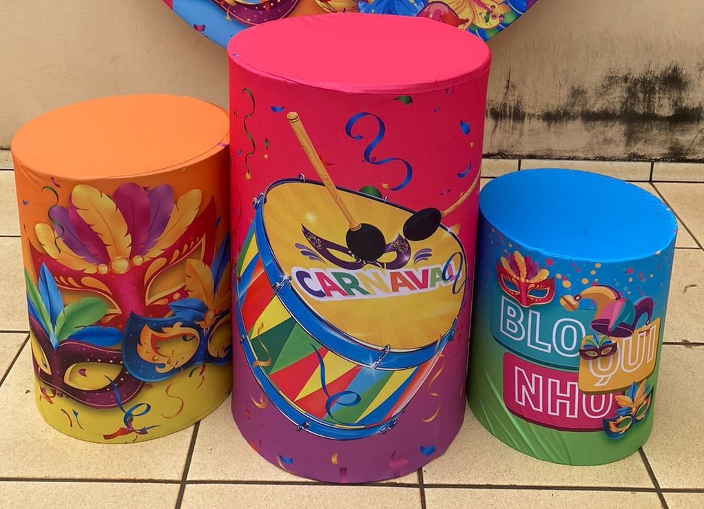 Carnaval Costela de Adao Cilindro Redondo Pmg - FOCUSEVENTOSJATAI