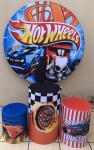 Hot Wheels  Caveira Painel Redondo 150Cm - imagem 2