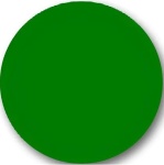 Verde Bandeira Liso 01 Painel Redondo 150Cm - imagem 1