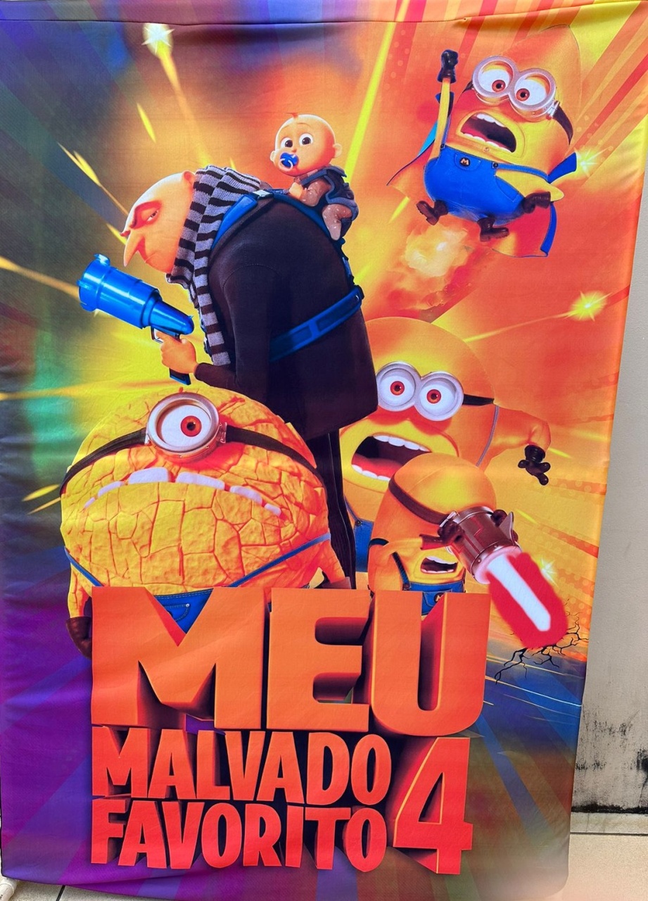 Meu Malvado Favorito Painel Retangular 220X150Cm - FOCUSEVENTOSJATAI