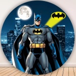 Batman Azul  Bat Sinal Painel Redondo 150Cm - imagem 1