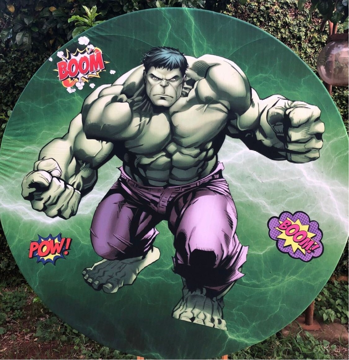 Incrivel Hulk Boom Painel Redondo 150Cm - FOCUSEVENTOSJATAI