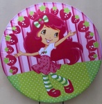 Moranguinho Verde E Rosa Painel Redondo  150Cm - imagem 1