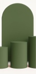 Verde Alcaparra Painel Romano 200X100Cm Fundo Lillo Stitch Costela de Adao Azul E Rosa - imagem 1