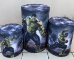 Incrivel Hulk Real Cilindro Redondo Pmg - imagem 1