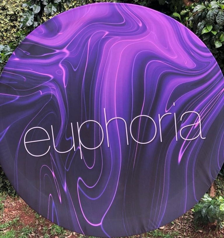 Euploria Lilas Painel Redondo 150Cm - FOCUSEVENTOSJATAI