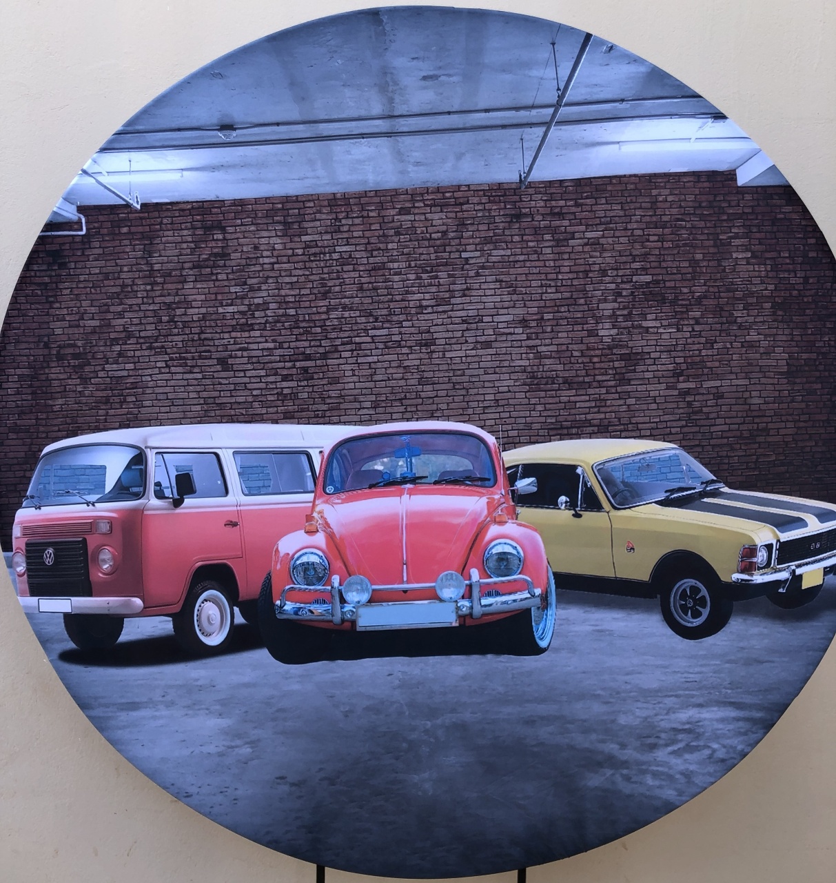 Carros Antigo Kombi Fusca Opala Painel Redondo 150Cm - FOCUSEVENTOSJATAI
