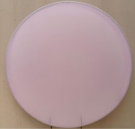Rosa Claro Bebê Liso Ros001 Painel Redondo 150Cm - imagem 1