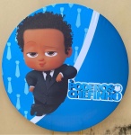 Poderoso Chefinho Moreninho  Painel Redondo 150Cm - imagem 1