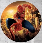 Homem Aranha New York Painel Redondo 150Cm - imagem 1