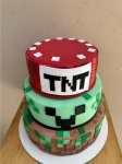 Maquete Minecraft Tnt 3X1 01 - imagem 2