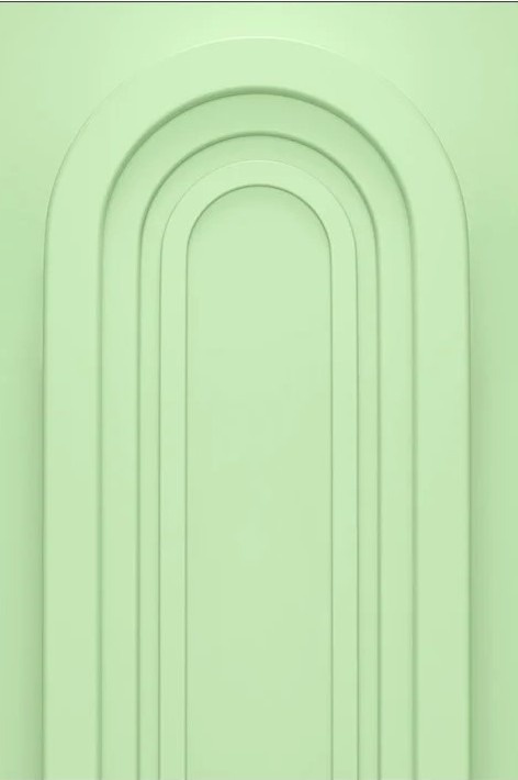 Portal Romano Arcos Verde Claro Fundo Verde Claro Painel Retangular 220X150Cm - FOCUSEVENTOSJATAI