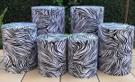 Animal Print Zebra Cilindro Redondo Pmg - imagem 1