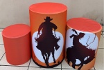 Country Rodeio Cavalo Cilindro Redondo Pmg - imagem 1