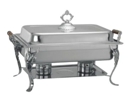 Rechaud Inox Colonial Zahav Retangular 9L - FOCUSEVENTOSJATAI