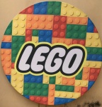Lego Colorido Painel Redondo 150Cm - imagem 1