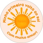 Solzinho Volta Ao Sol Painel Redondo 150Cm - imagem 1