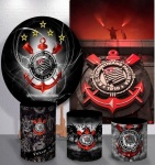 Futebol Corinthias 3D Painel Retangular 220X150Cm - imagem 2