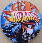 Hot Wheels  Caveira Painel Redondo 150Cm - imagem 1
