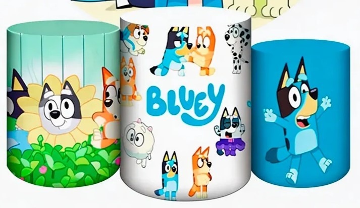 Bluey Familia Cilindro Redondo Pmg - FOCUSEVENTOSJATAI