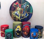 Harry Portter Leão Aguia E Simbolo Cilindro Redondo Pmg - imagem 2